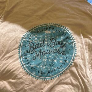 Entire Case Bad Boy Mowers Mauve Tres Bien Back Print T-Shirts - Assorted Sizes